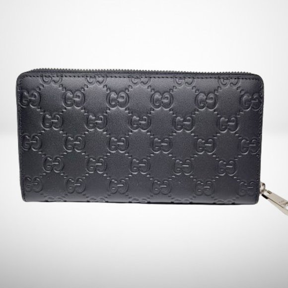 GUCCI GG SIGNATURE ZIP AROUND WALLET - Picture 7 of 12